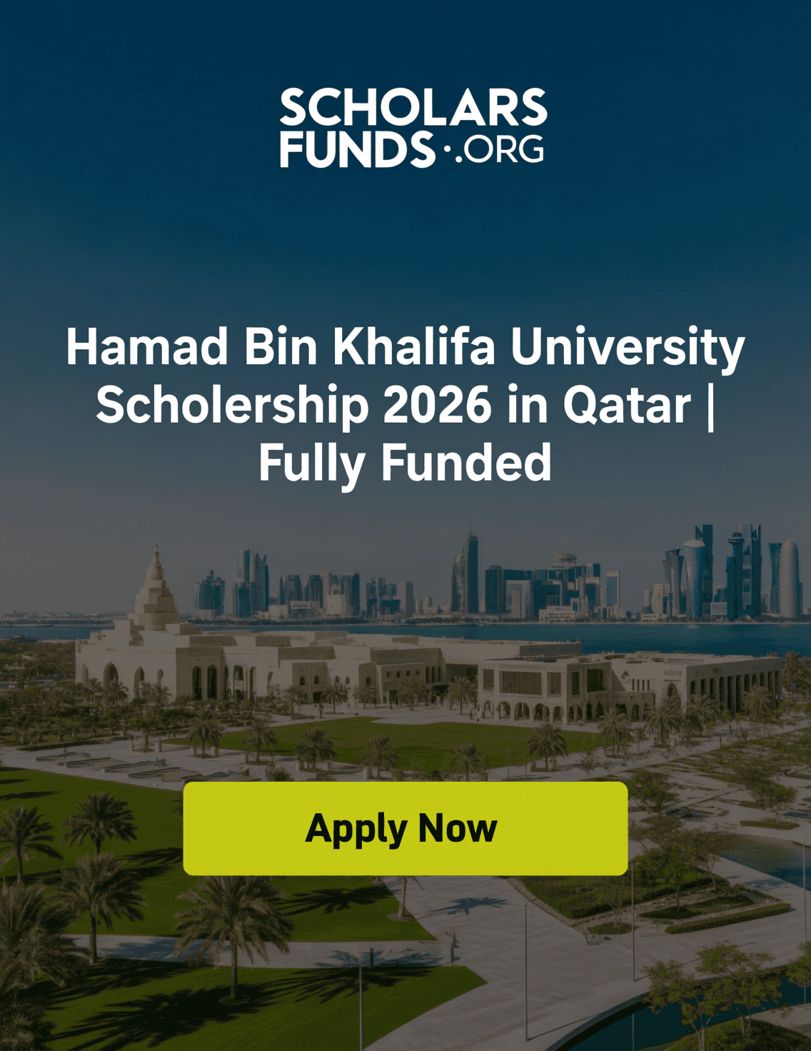 Hamad Bin Khalifa University (HBKU) Scholarship 2026 in Qatar