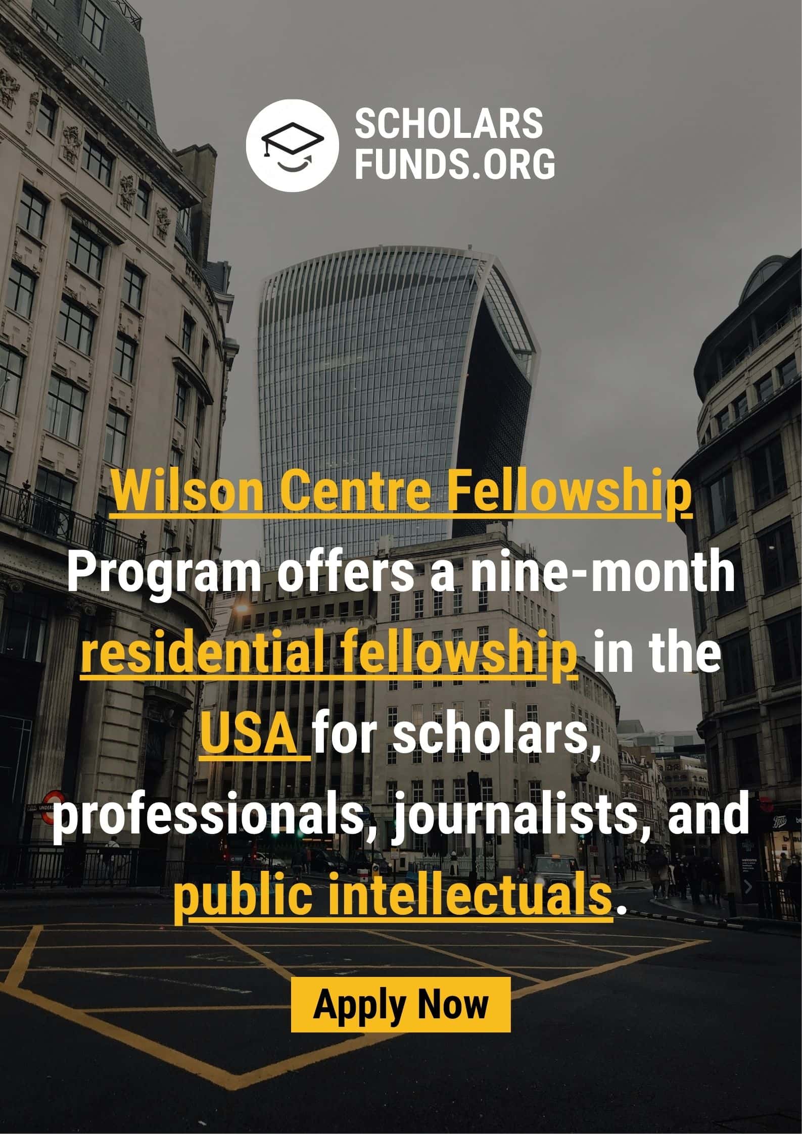 Wilson Center Fellowship Program 2026 (USA)