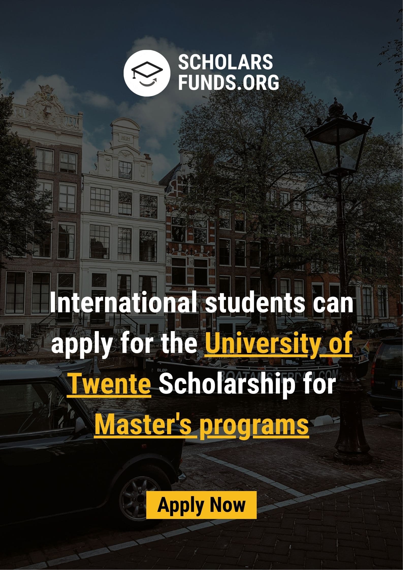 University of Twente Scholarship (UTS) 2026 Netherlands