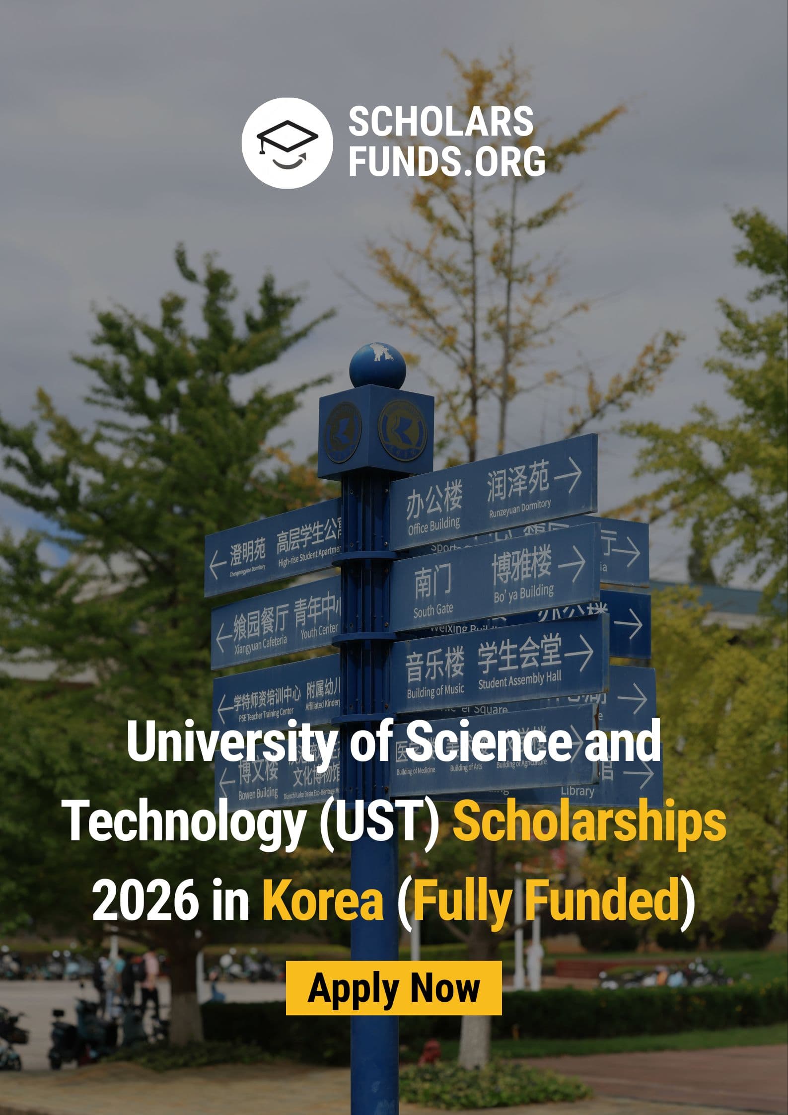 University of Science and Technology (UST) Scholarships 2026 in Korea (Fully Funded)
