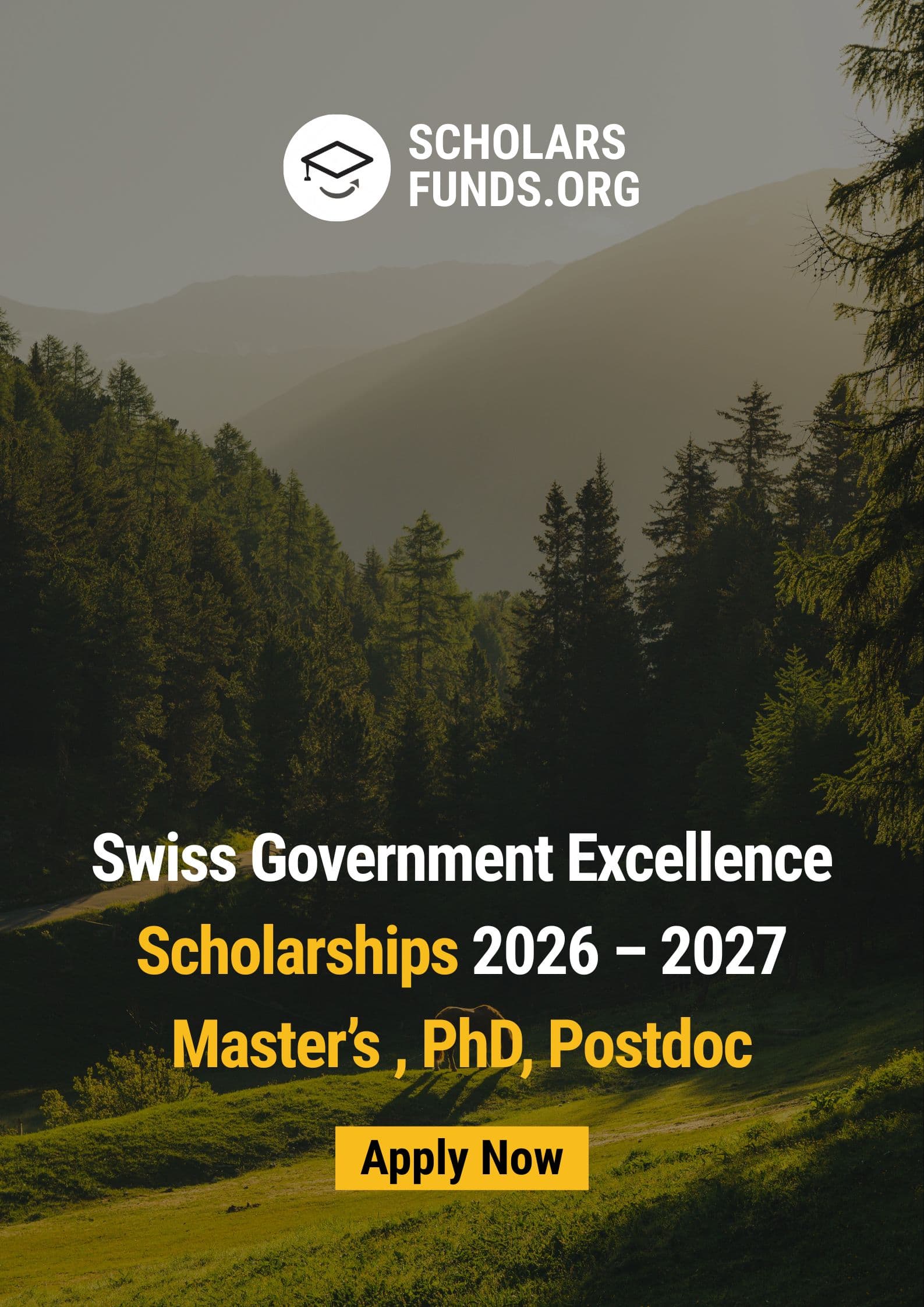 Swiss Government Excellence Scholarships 2026 – 2027
