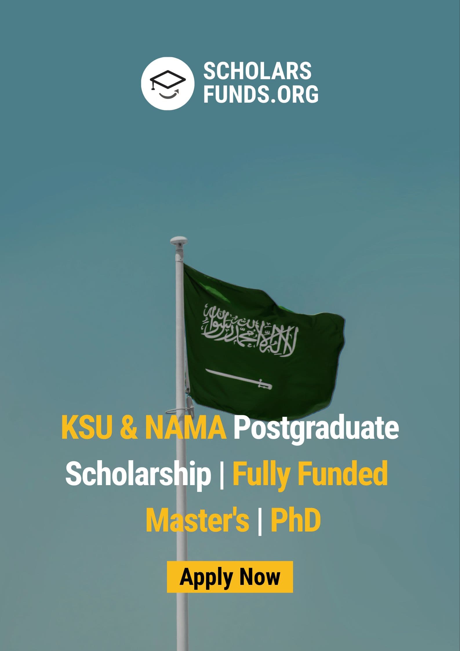 KSU & NAMA Postgraduate Scholarship 2026 in Saudi Arabia | Fully Funded