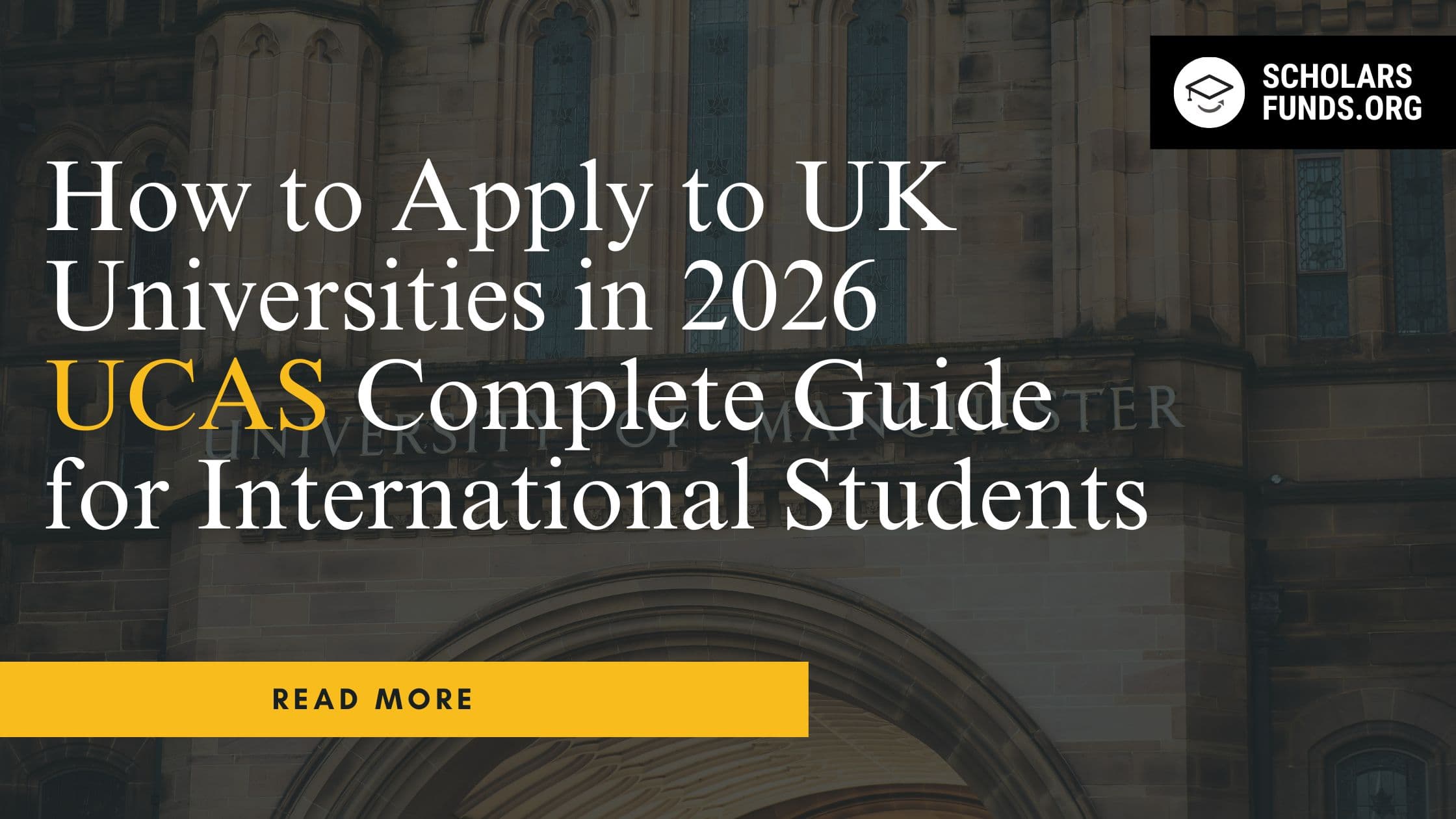 How to Apply to UK Universities in 2026 UCAS Complete Guide for International Students
